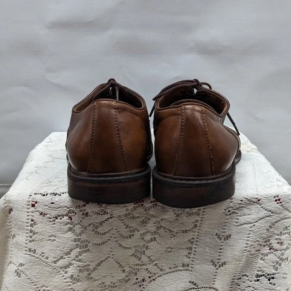 Quiet Luxury Business Casual Brown Oxford Dress‎ Shoes Men's 12 Goodfellow